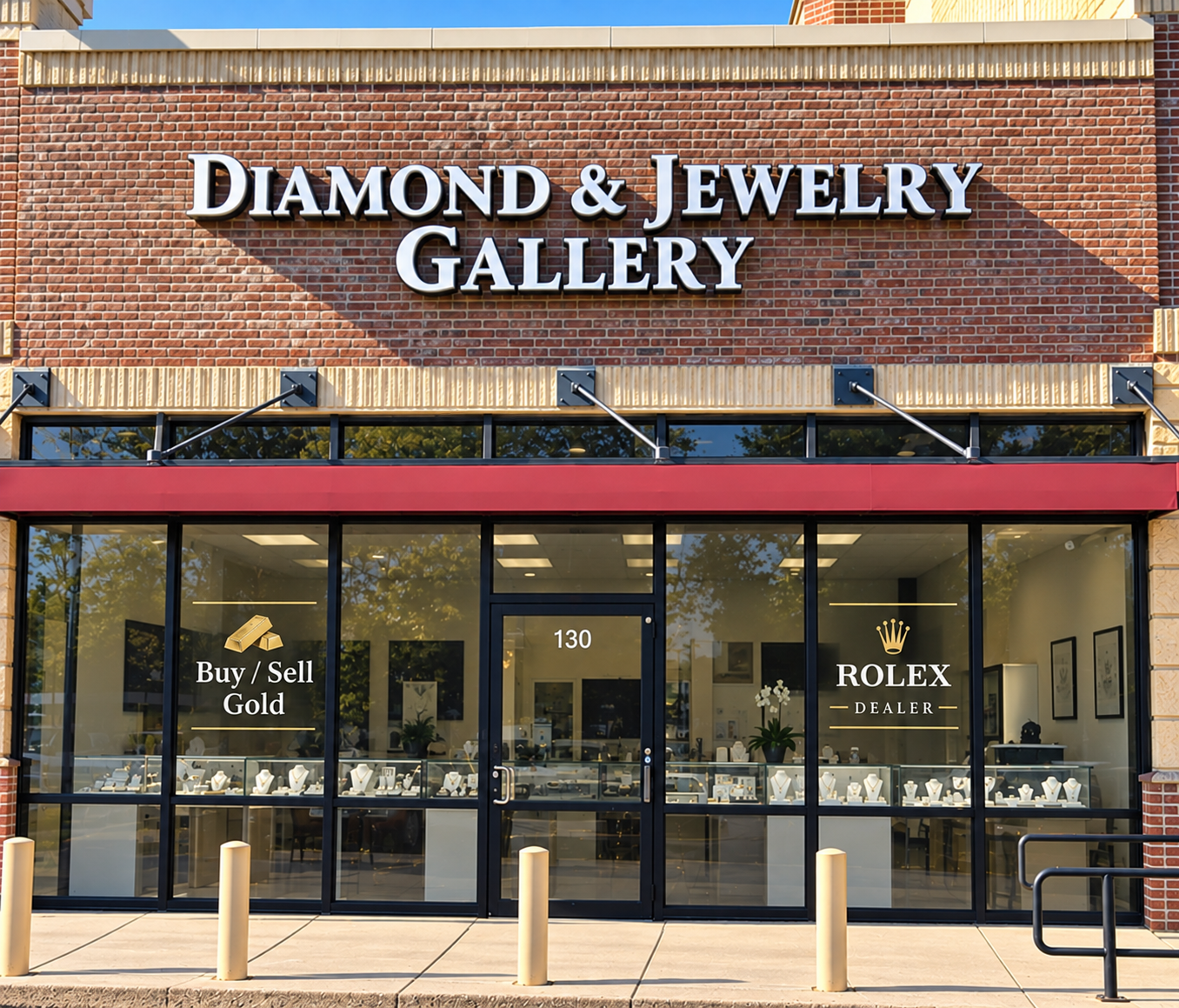 Diamond & Jewelry Gallery storefront and entrance